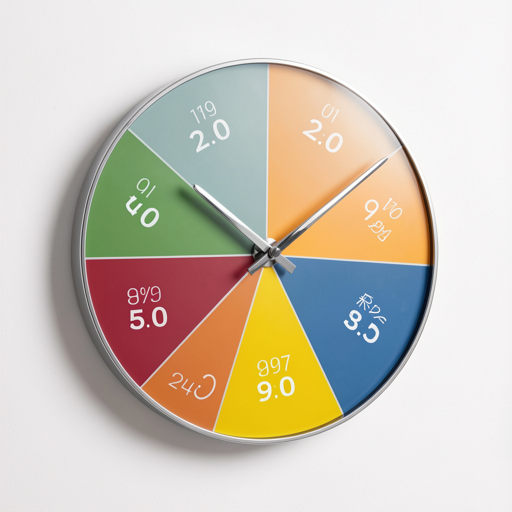 Clock showing optimal meal timing schedule for better sleep